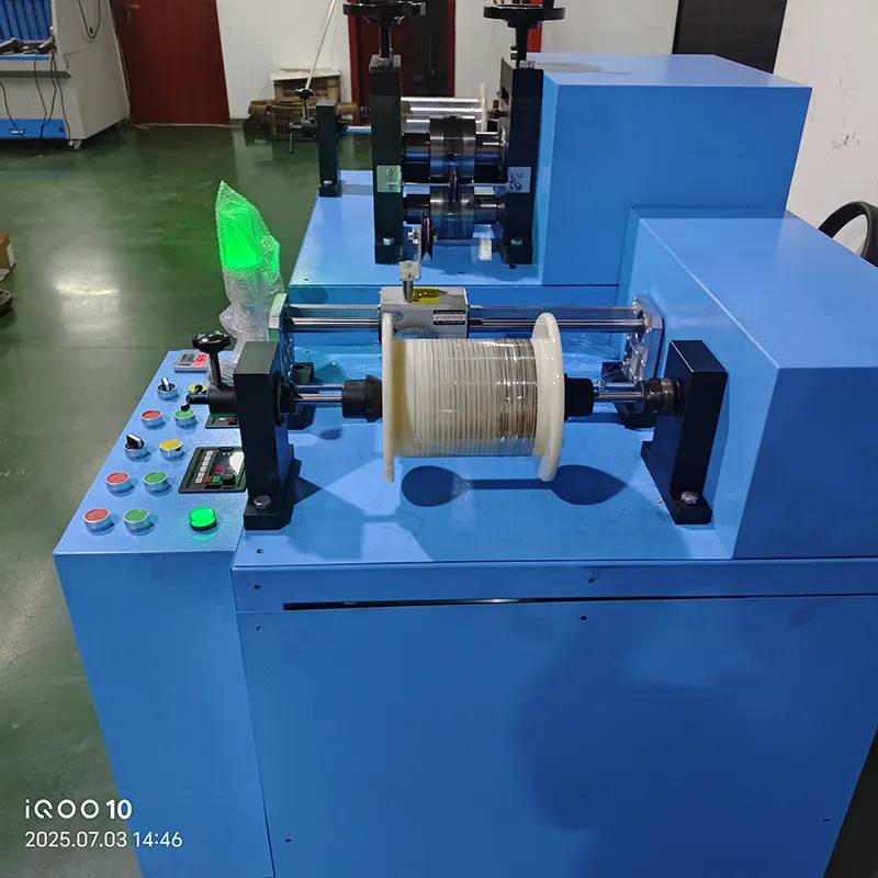 Полностью автоматический станок для плоской прокатки металлической круглой проволоки.5