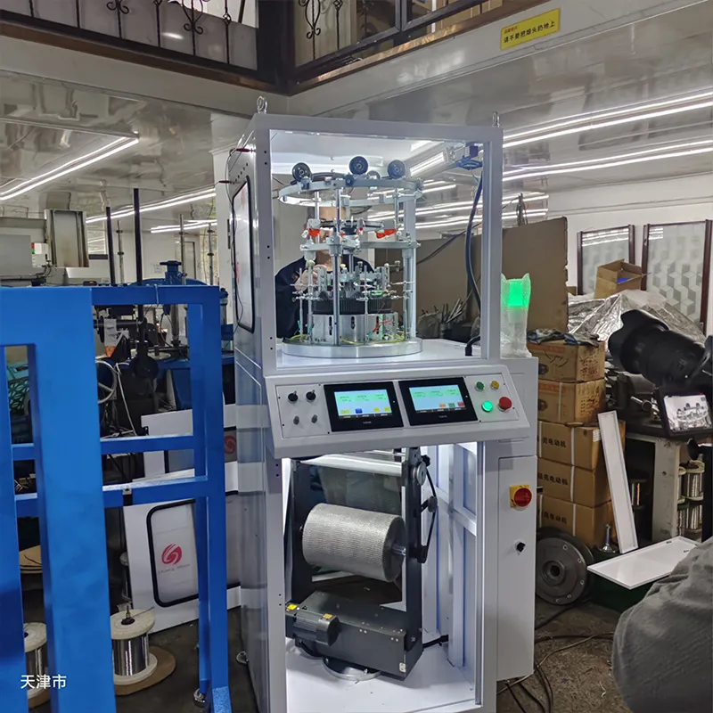 Полностью закрытая автоматическая трикотажная машина для электромагнитной экранирующей сетки.2